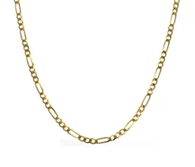 10K Yellow gold Figaro Chain