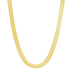 14K HERRINGBONE NECKLACE