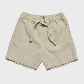 Academy Brand Rookie Riviera Linen Short - Oatmeal