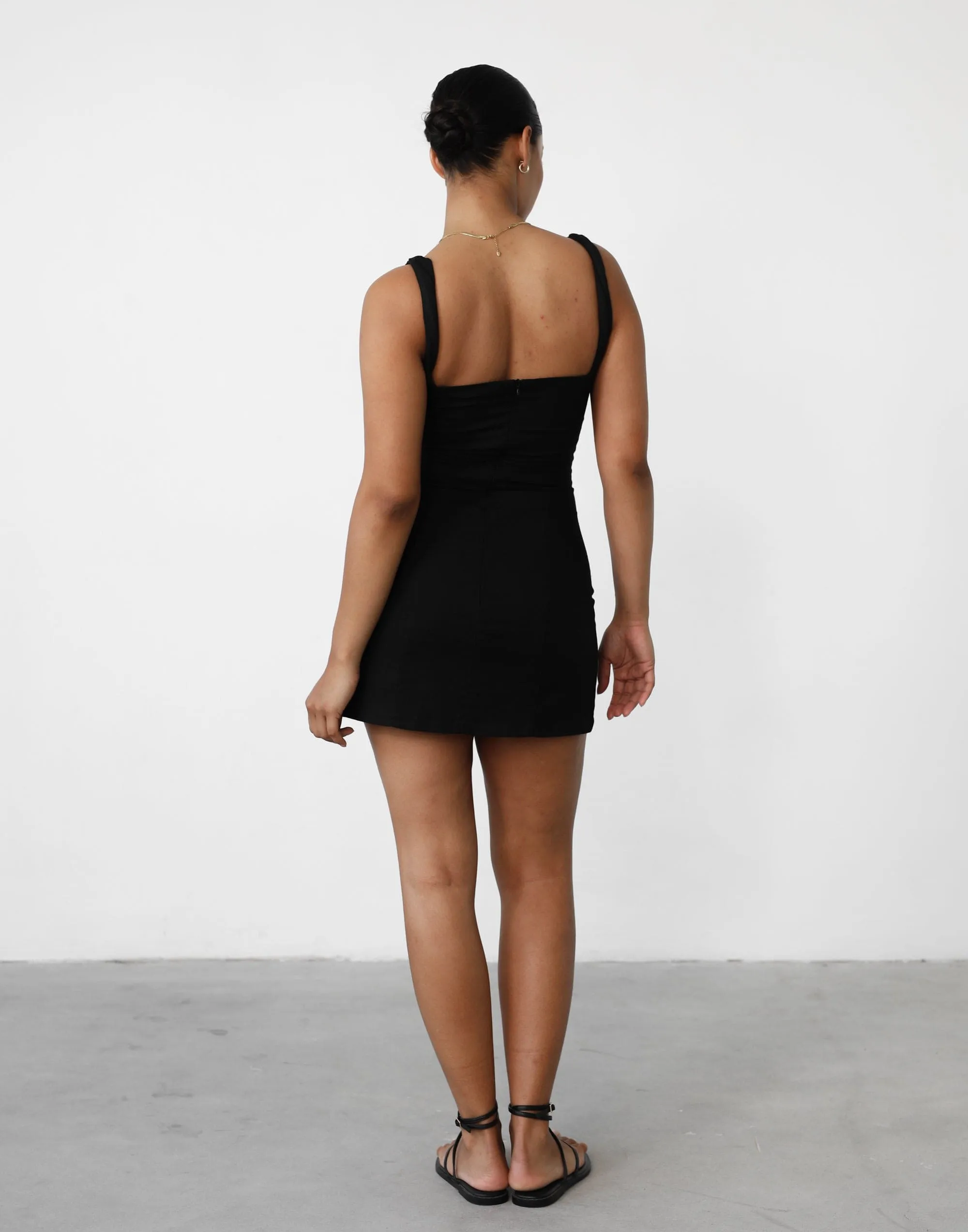 Bacalar Mini Dress (Black)