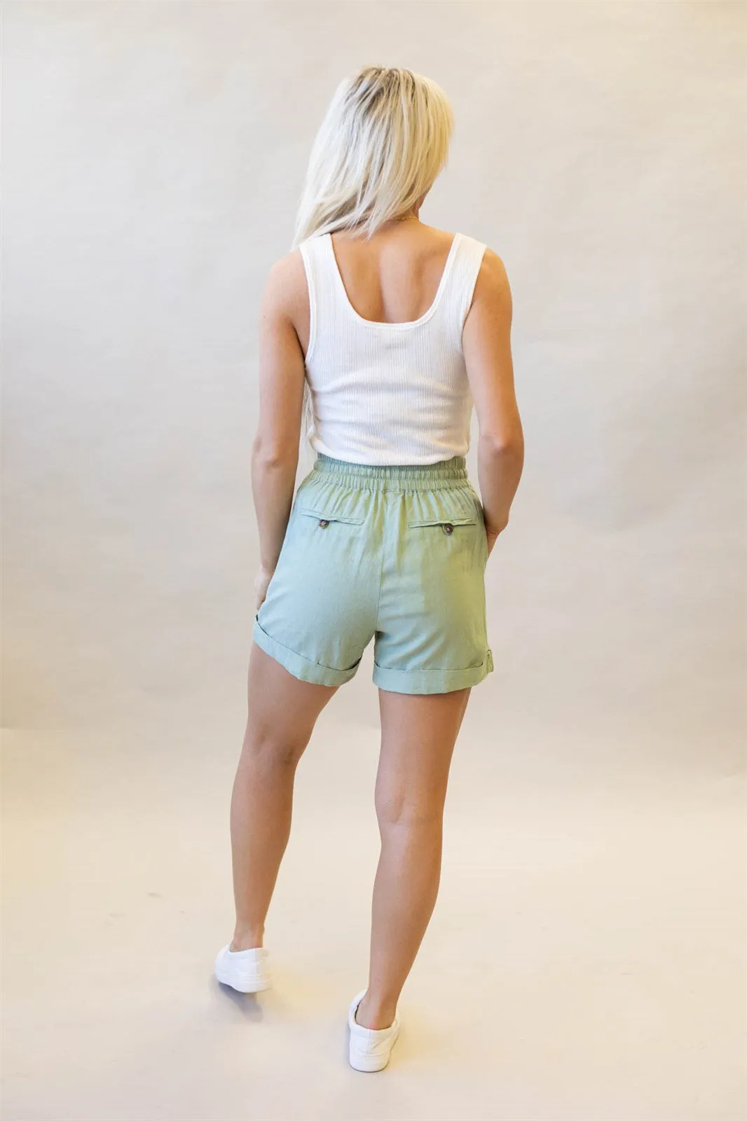 Beach Away Linen Shorts