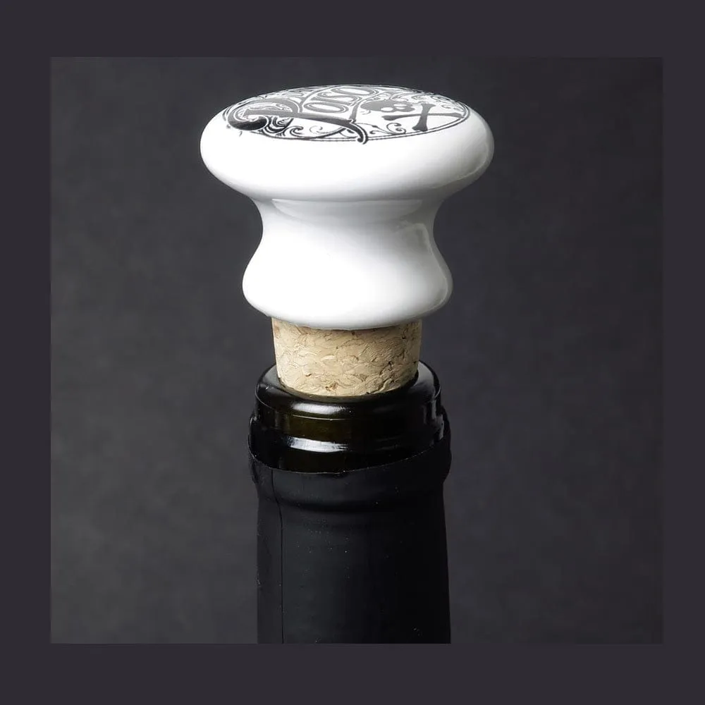 Black Cat Bottle Stopper