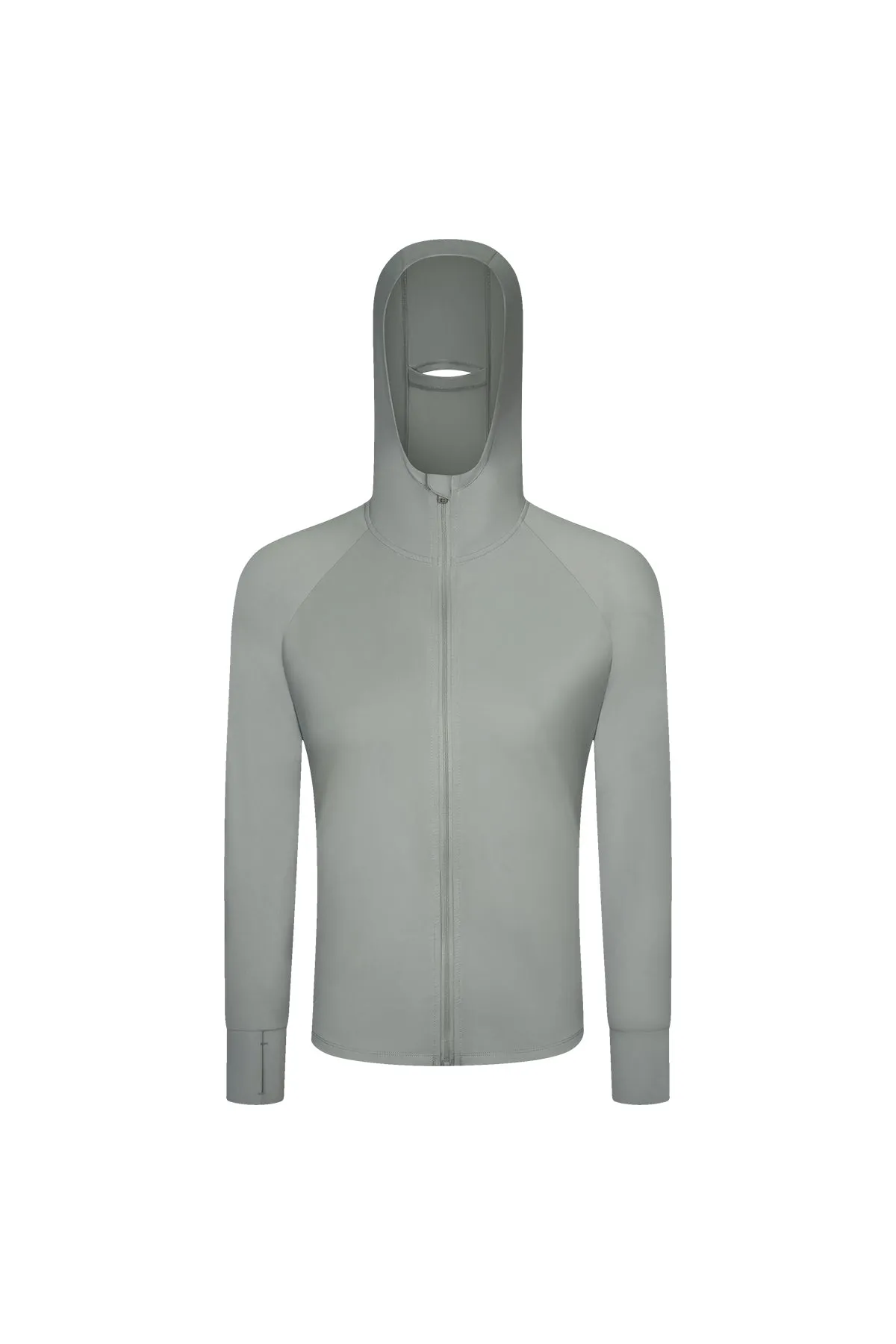 Cooling Breathable High-Stretch Long Hooded Jacket UPF50 