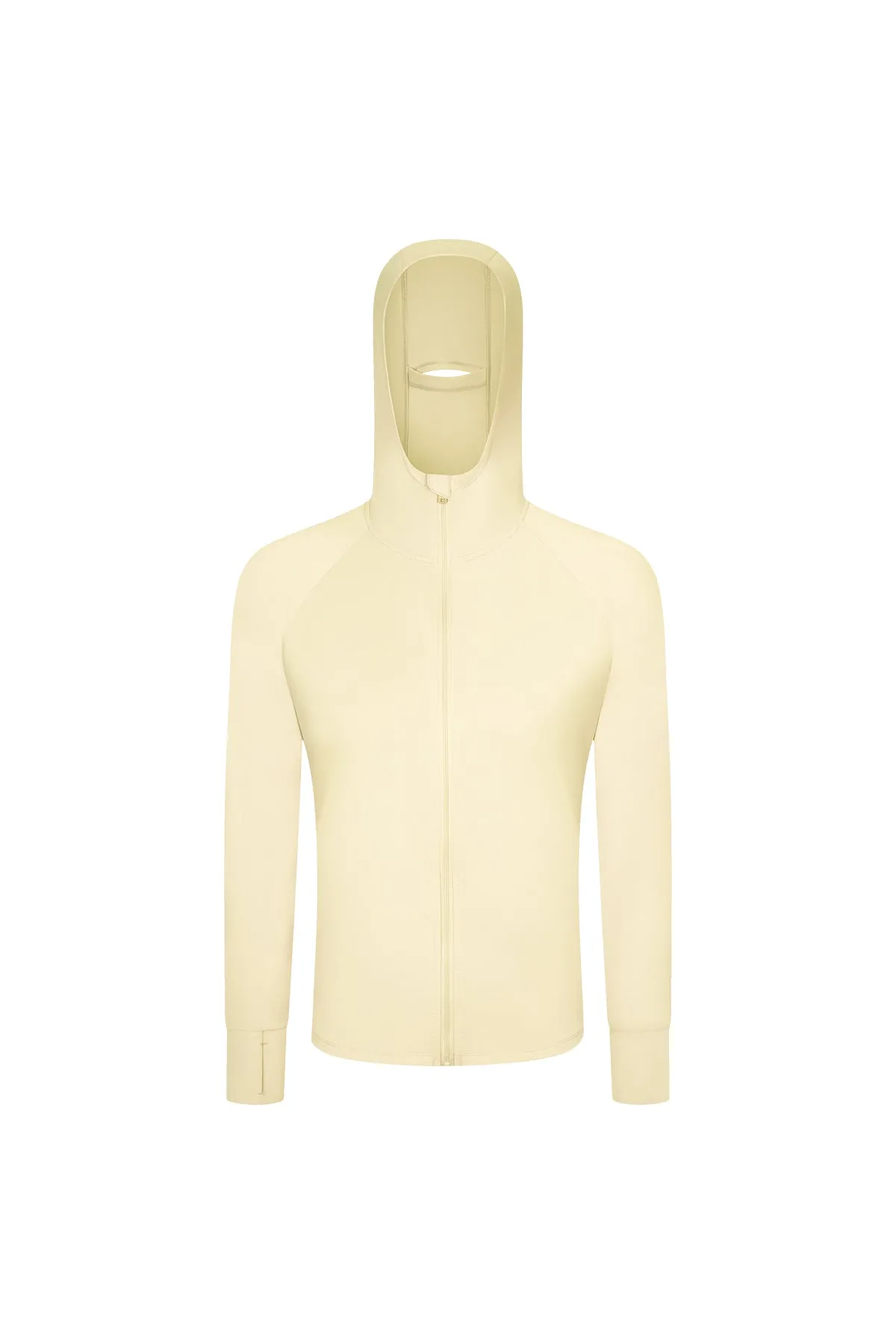 Cooling Breathable High-Stretch Long Hooded Jacket UPF50 