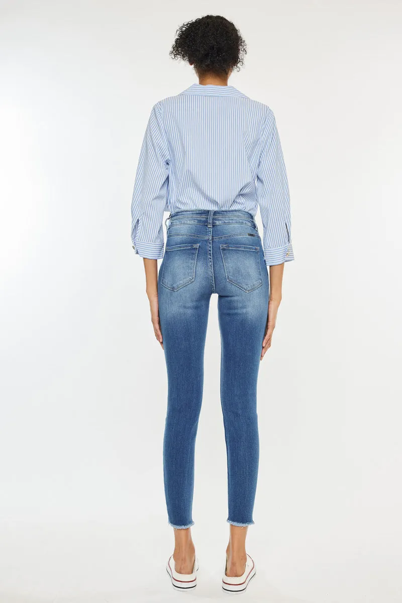 Danica High Rise Ankle Skinny Jeans