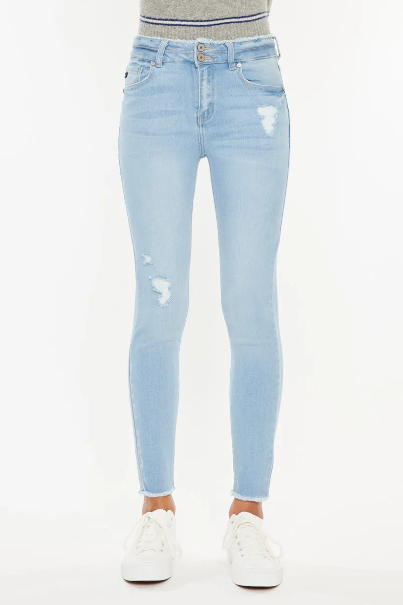 Danica High Rise Ankle Skinny Jeans