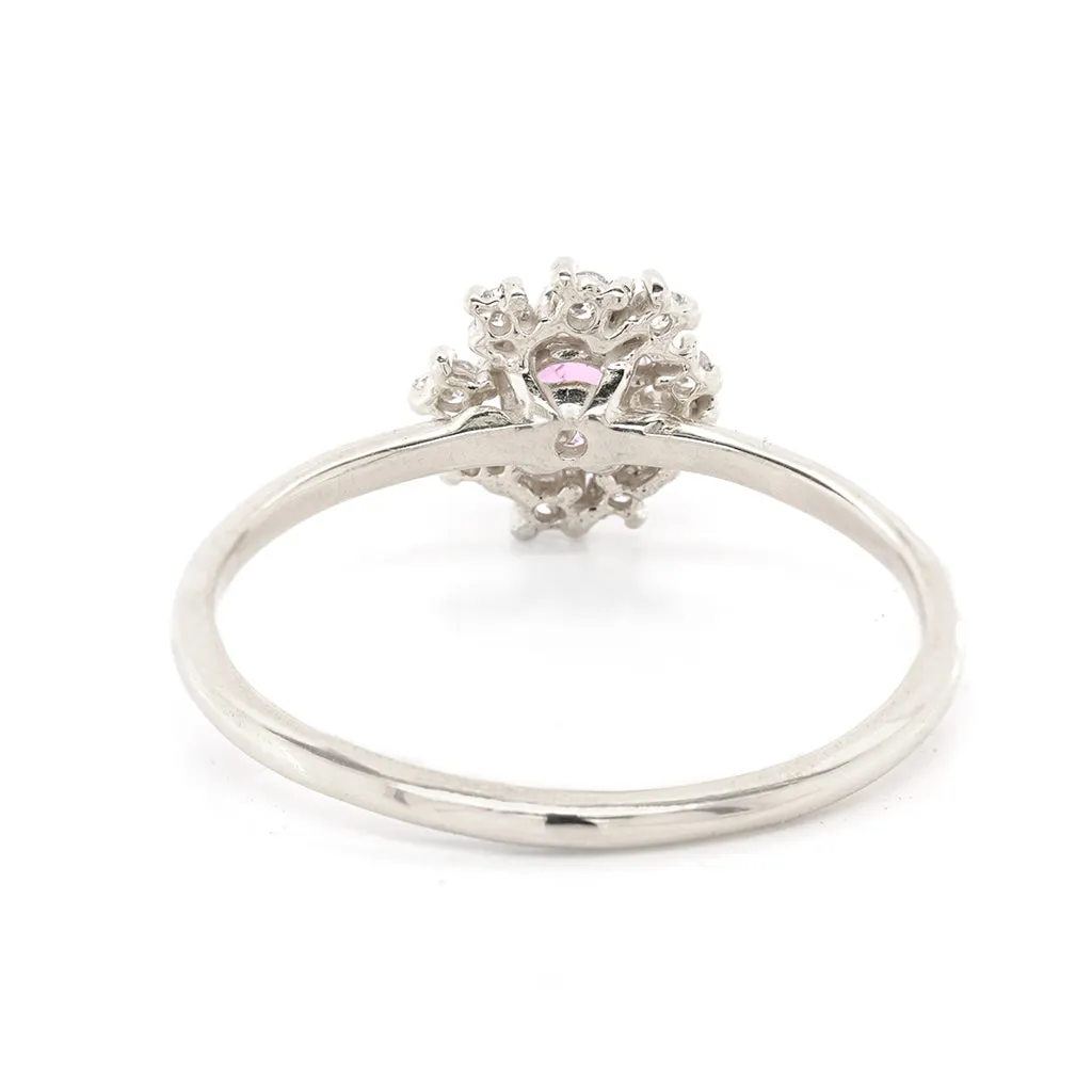 Florence | pink sapphire & diamonds