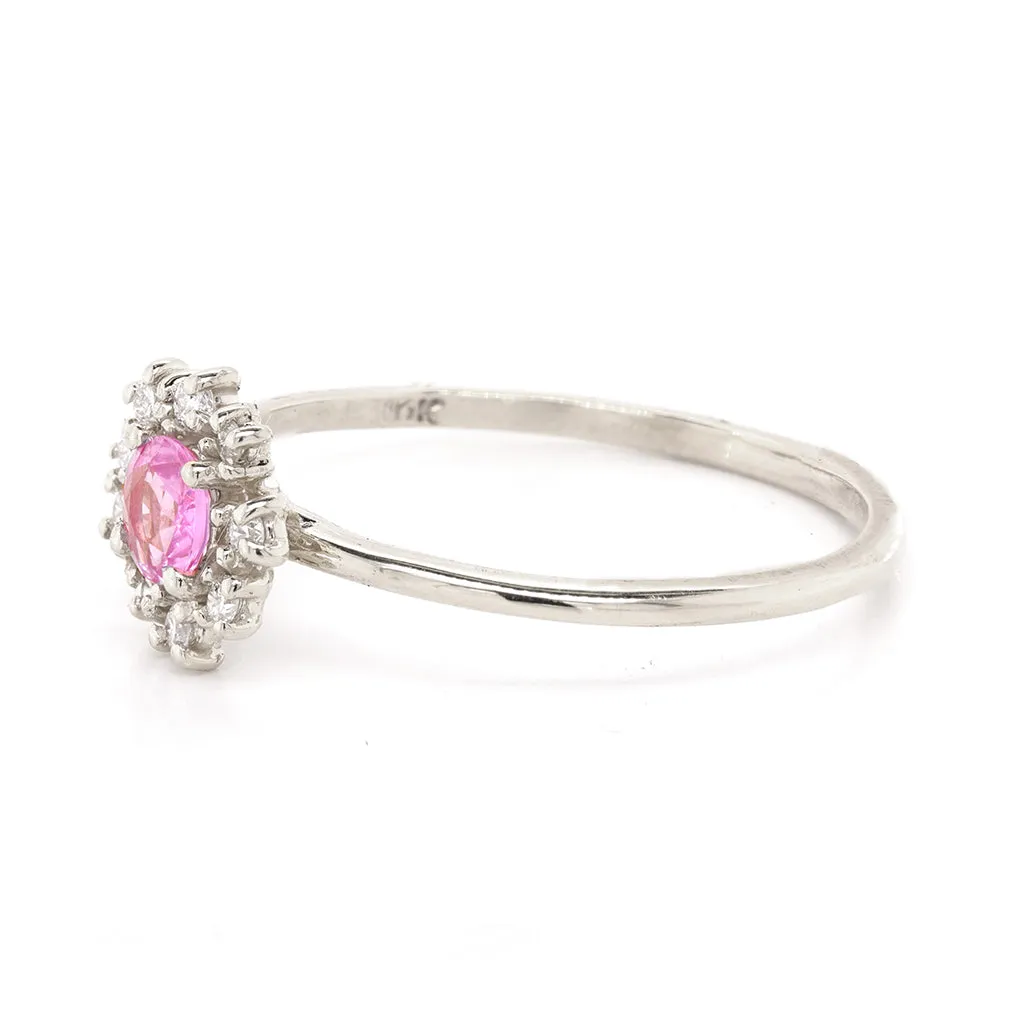 Florence | pink sapphire & diamonds