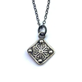 GRAVITY Charm Necklace - Silver