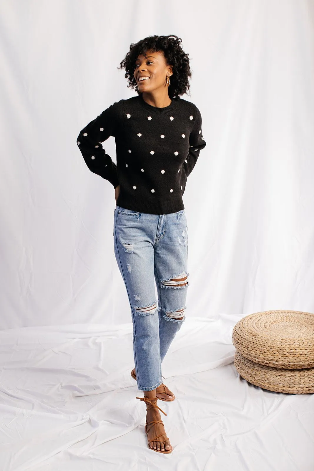 Jenny Polkadot Sweater