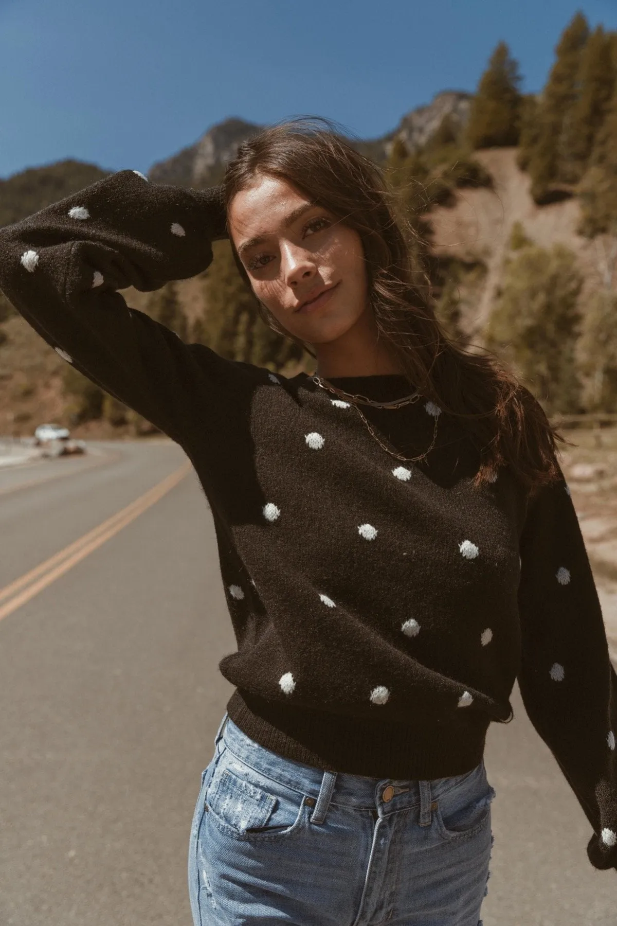 Jenny Polkadot Sweater