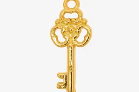 Key Charm Wholesale 14K Gold, Solid 14K Gold, G60