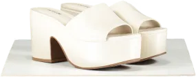 Larroude Cream The Miso Platform Sandals UK 5 EU 38 👠