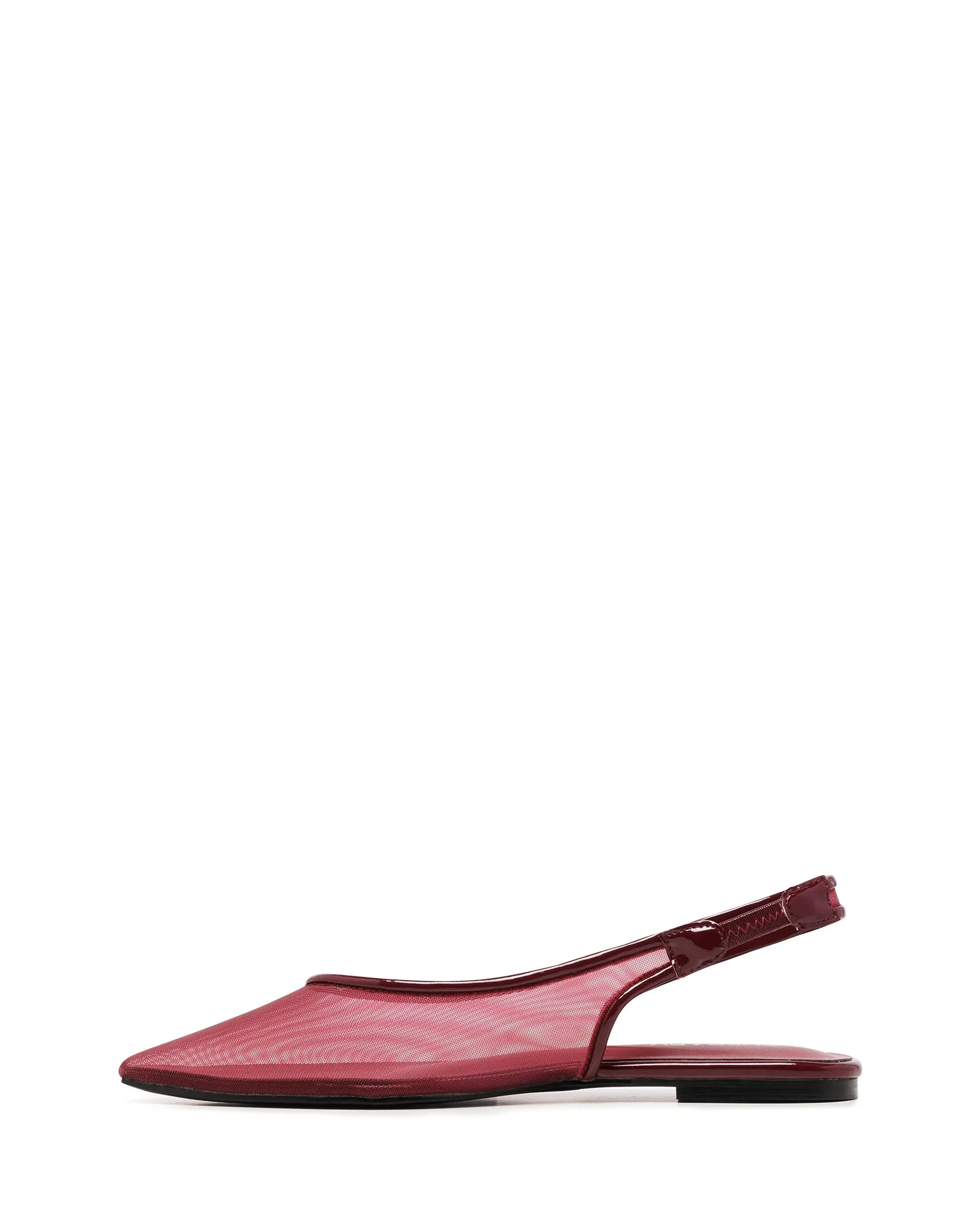 Lazer Slingback Ballet Flat Cherry Patent