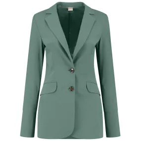 Longlady Z Blazer Travel Strong Teal