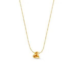 Mini Knot Fine Collar Necklace - Gold