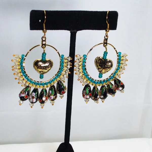 Nakayla Bead Hoop Earrings