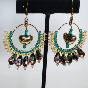 Nakayla Bead Hoop Earrings