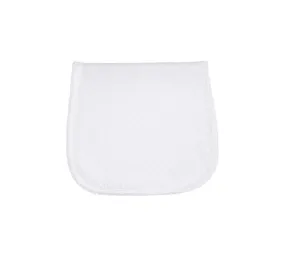 Nella Pima - Burp Cloth - White Trim