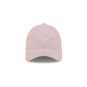 New Era Miami HEAT Pink Script Women's Hat