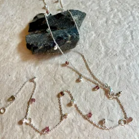 Nina Necklace With Multi Tourmaline