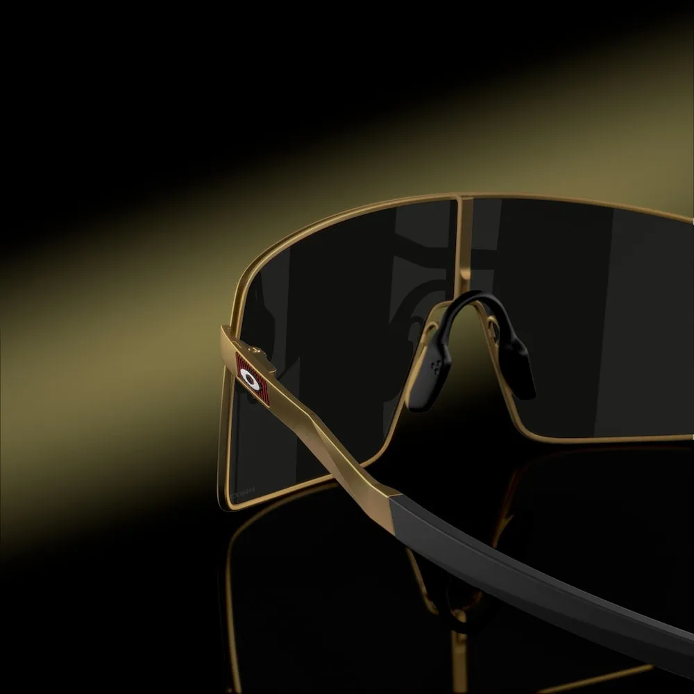 Oakley Sutro TI Prizm Black Lenses Matte Gold Frame