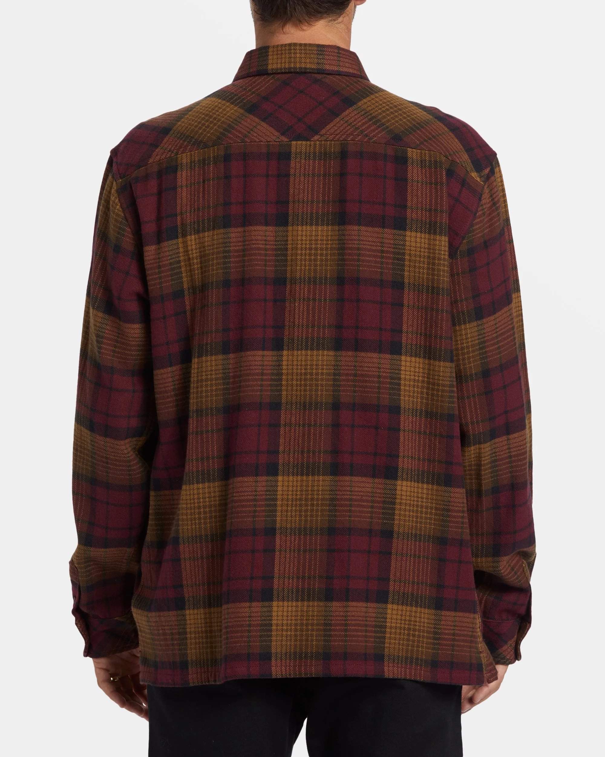 Offshore Long Sleeve Flannel Shirt - Port