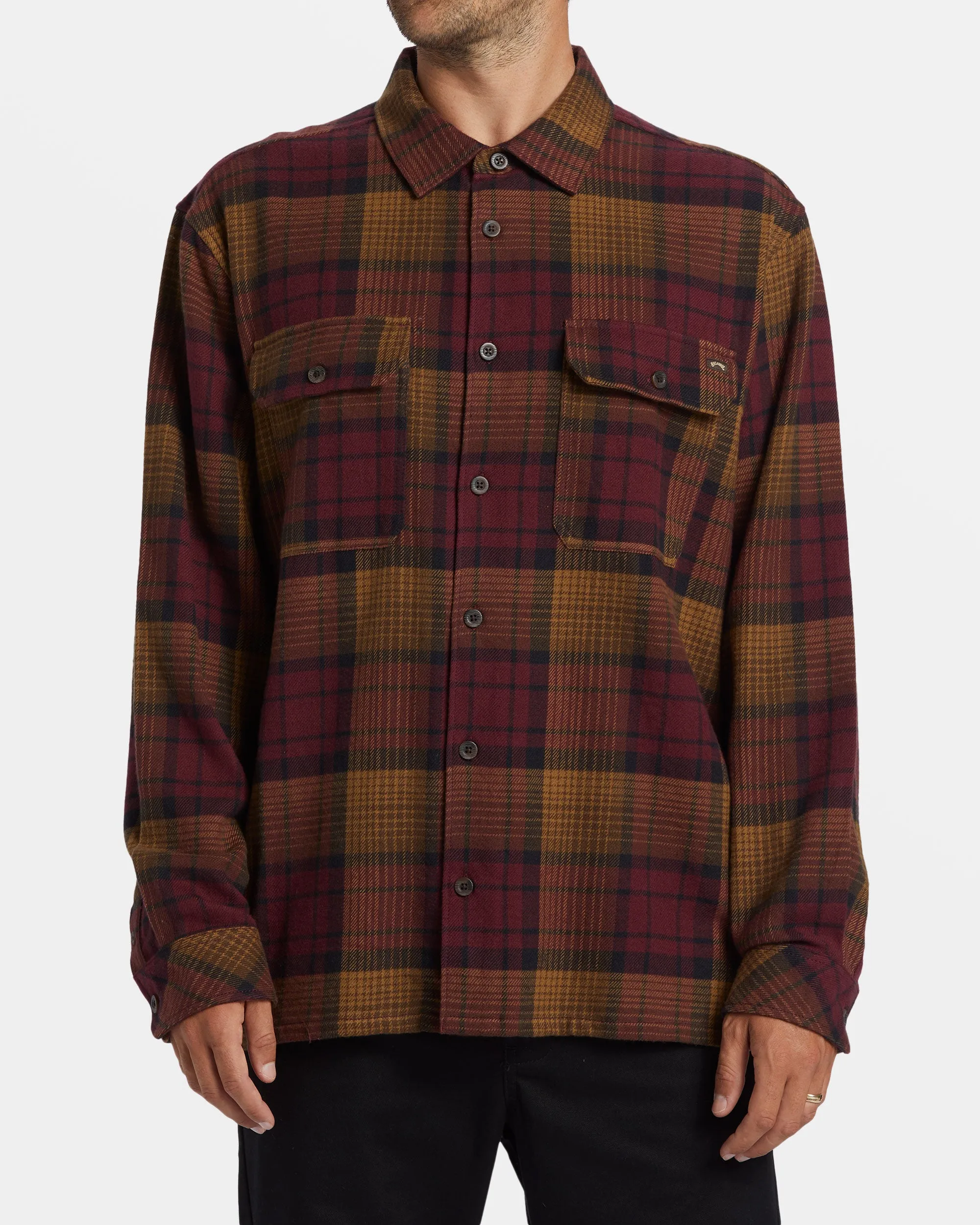 Offshore Long Sleeve Flannel Shirt - Port