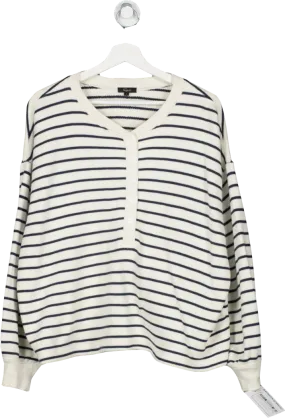 Rails Cream Joan Striped Sweatshirt UK L