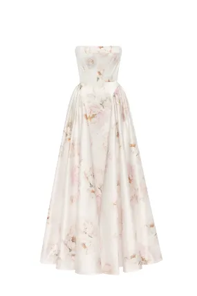 Refined pink peony maxi dress, Garden of Eden