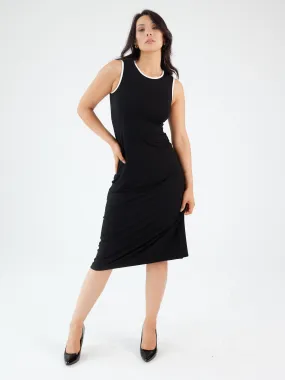 Relaxed High Neck Midi Brami Dress