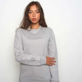 Rouleur Logo Organic Sweatshirt - Unisex - Grey