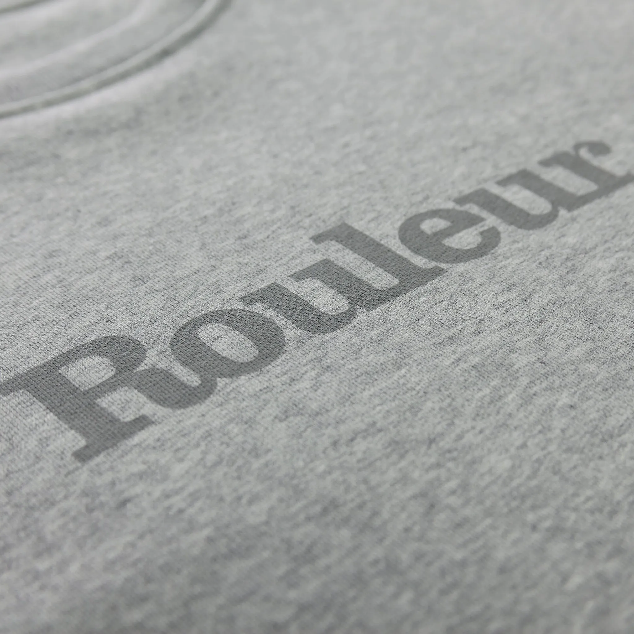 Rouleur Logo Organic Sweatshirt - Unisex - Grey