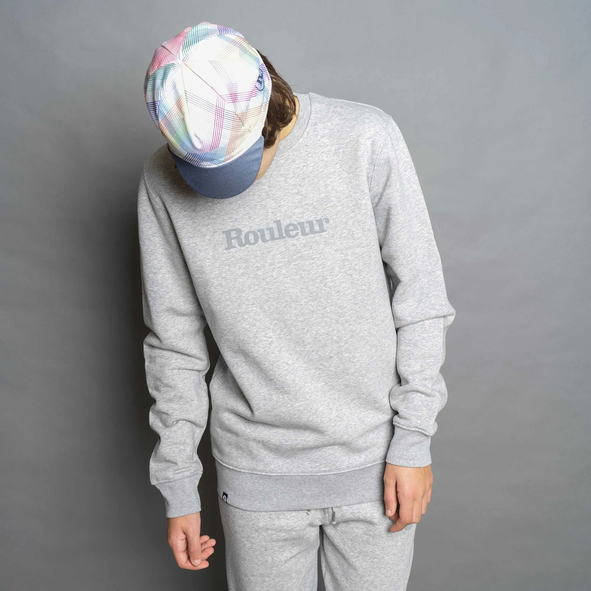 Rouleur Logo Organic Sweatshirt - Unisex - Grey