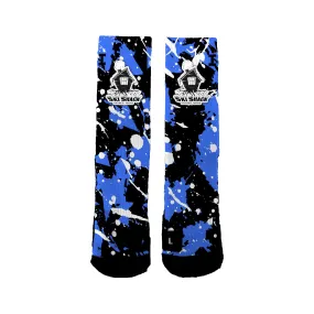 Ski Shack Splatter Socks