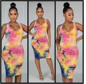 The All In Tie Dye Dress