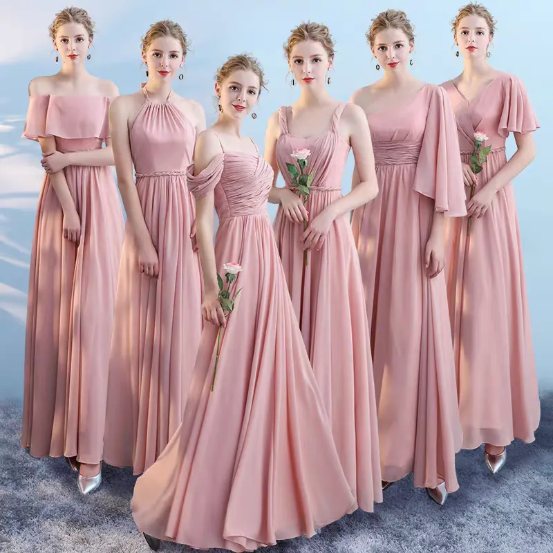 The Dendelion Chiffon Bridesmaid Dress (Customisable)