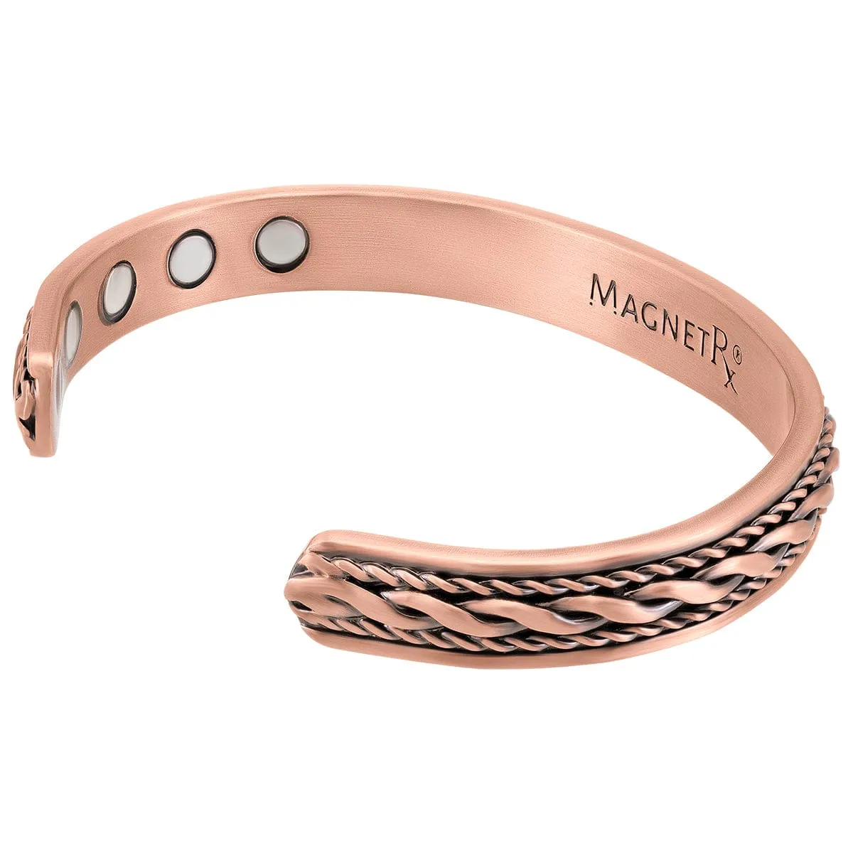 Women’s Inlay Copper Wire Magnetic Therapy Bracelet Bangle